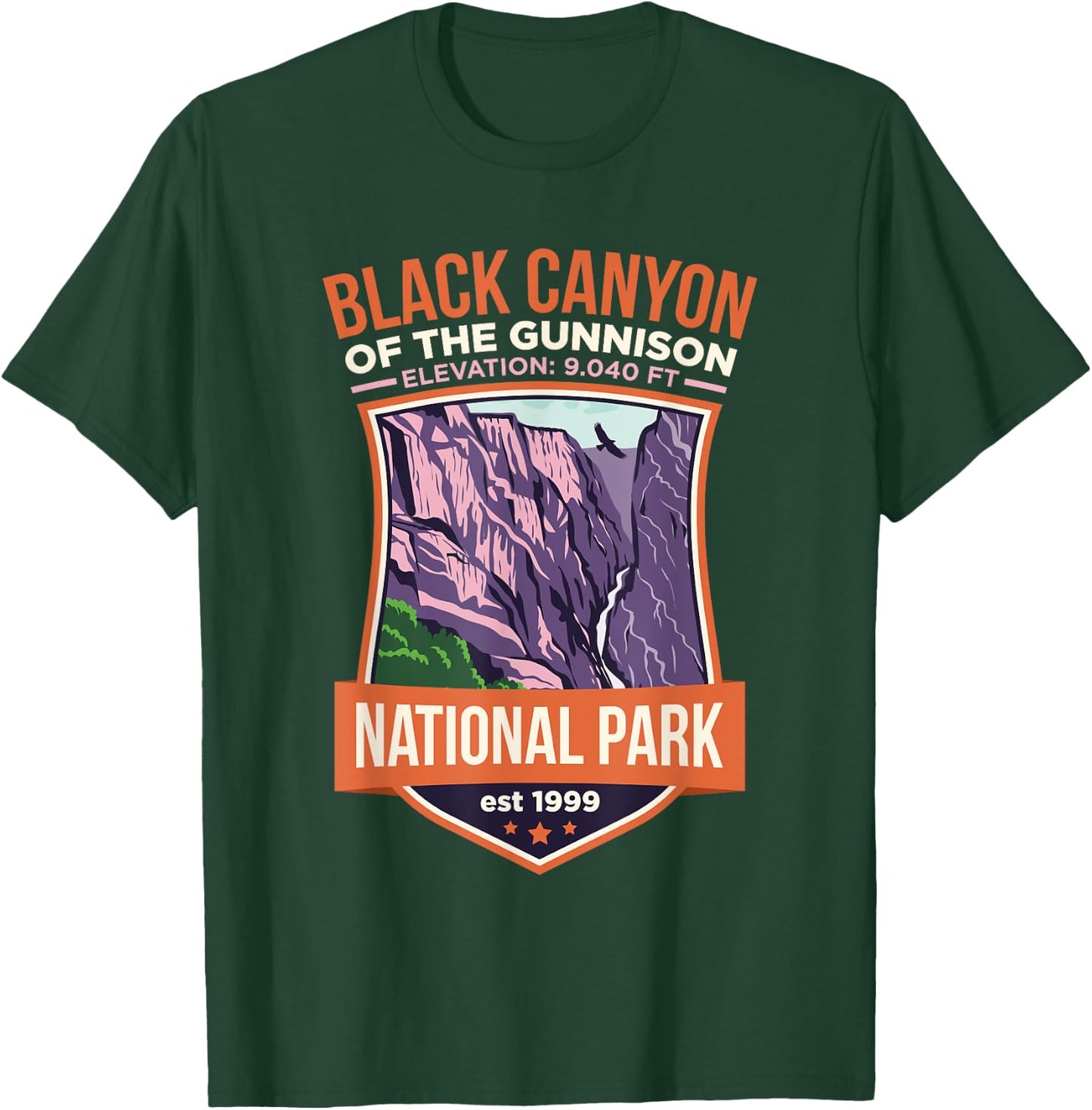 Black Canyon of the Gunnison National Park US Colorado T-Shirt - T-Shirt | Forest