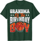 Grandma Basketball Birthday Boy Family Baller b-Day Party T-Shirt - T-Shirt | Forest