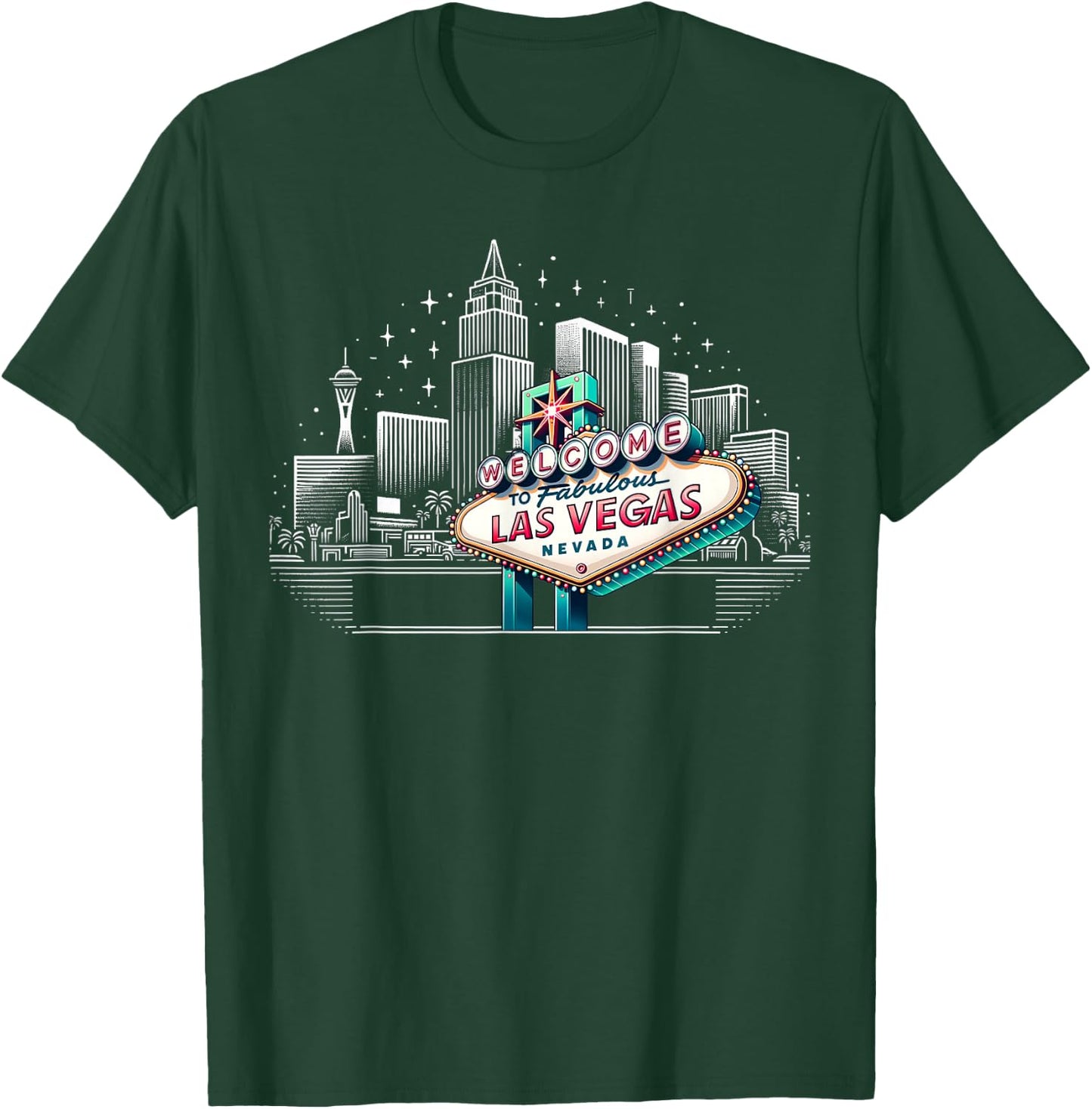 Las Vegas Holiday Souvenirs Kids Boys Las Vegas T-Shirt - T-Shirt | Forest