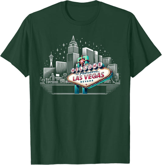 Las Vegas Holiday Souvenirs Kids Boys Las Vegas T-Shirt - T-Shirt | Forest