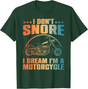 Funny Motorcycle Women Dad Biker Rider Bike Lovers T-Shirt - T-Shirt | Forest