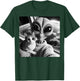 Cute Alien Cat Selfie Funny UFO Earth Photo Women Girls Kids T-Shirt - T-Shirt | Forest