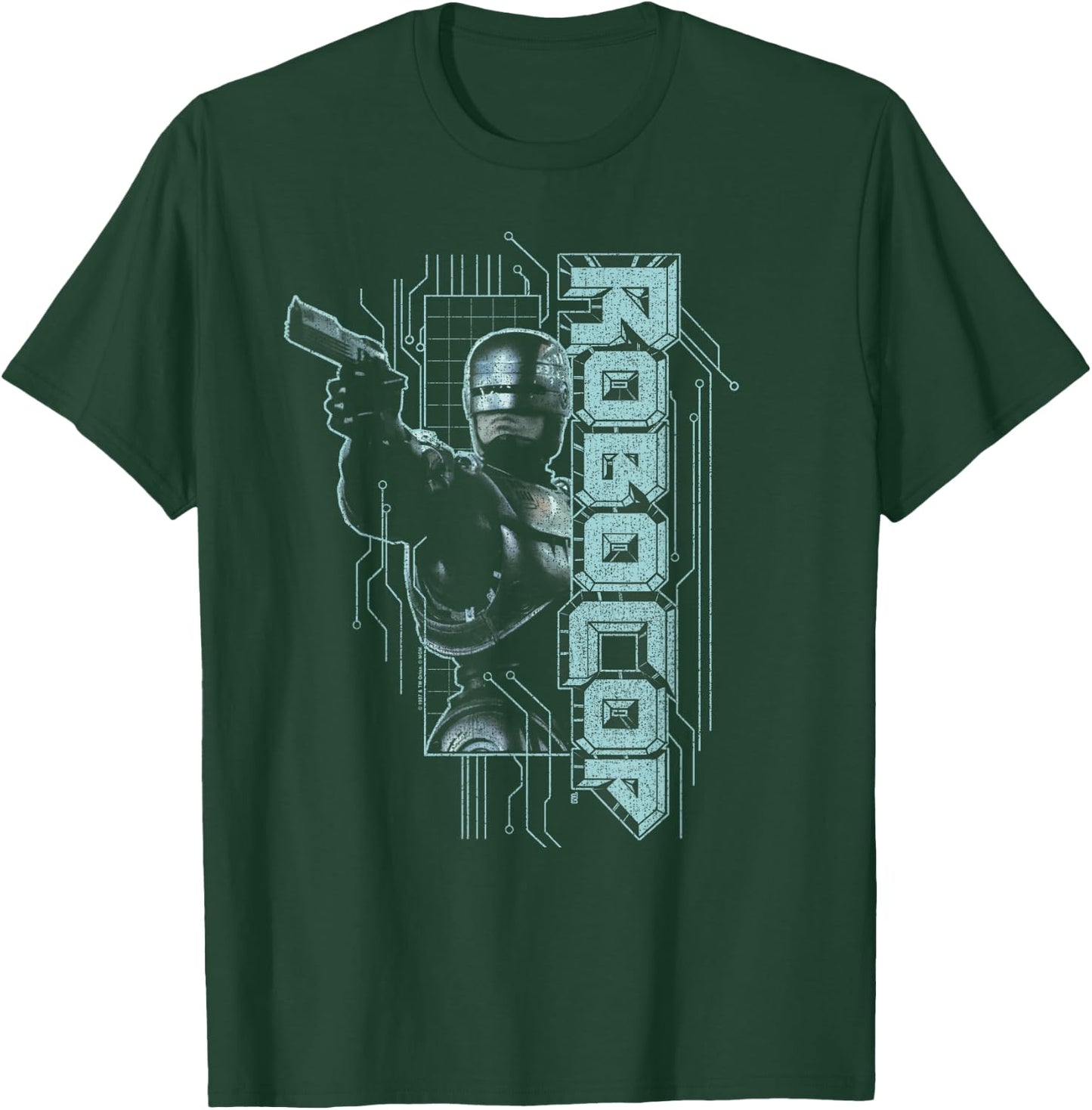 Robocop Murphy Split T-Shirt - T-Shirt | Forest