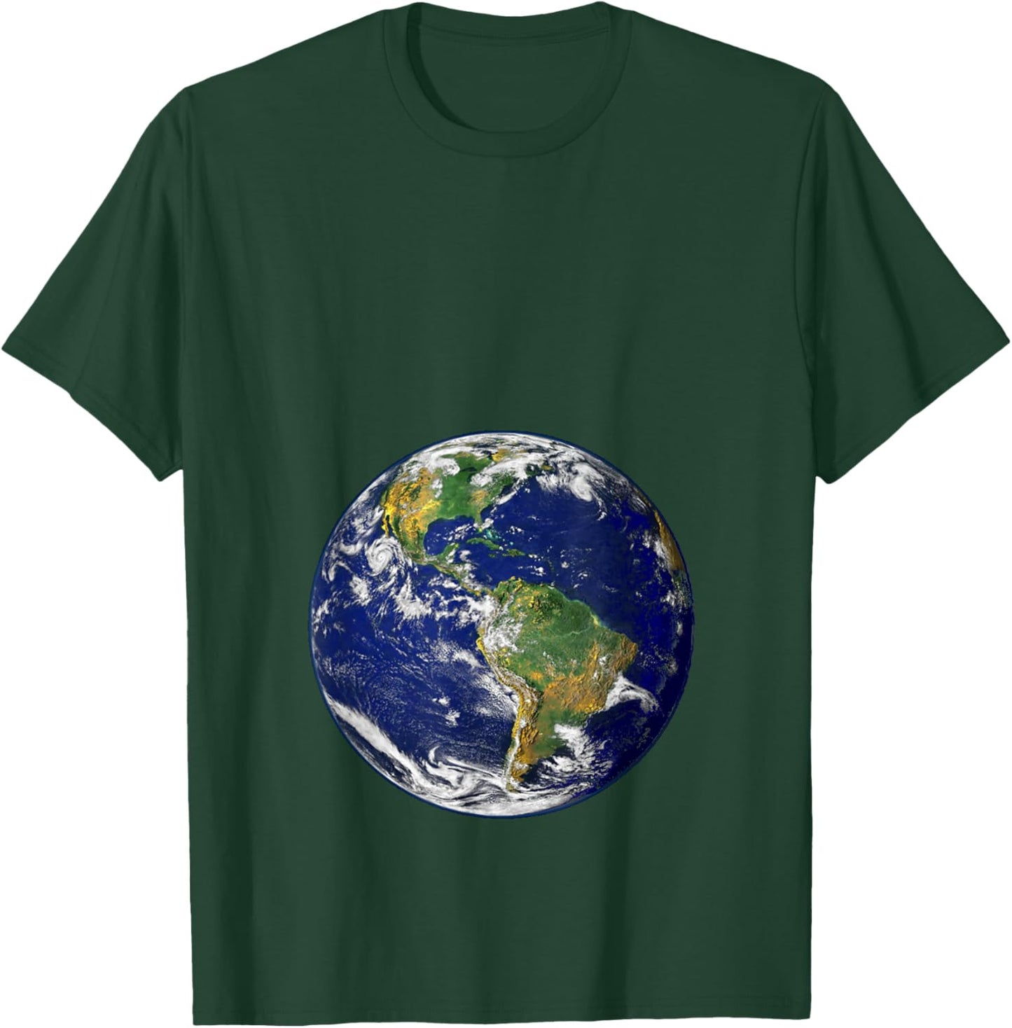 Pregnant Woman Earth Mother Goddess Global T-Shirt - T-Shirt | Forest