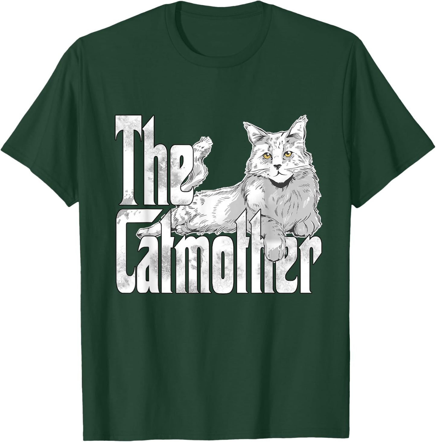 Cat Mom The Catmother Crazy Cat Mother Kitty Mommy T-Shirt - T-Shirt | Forest