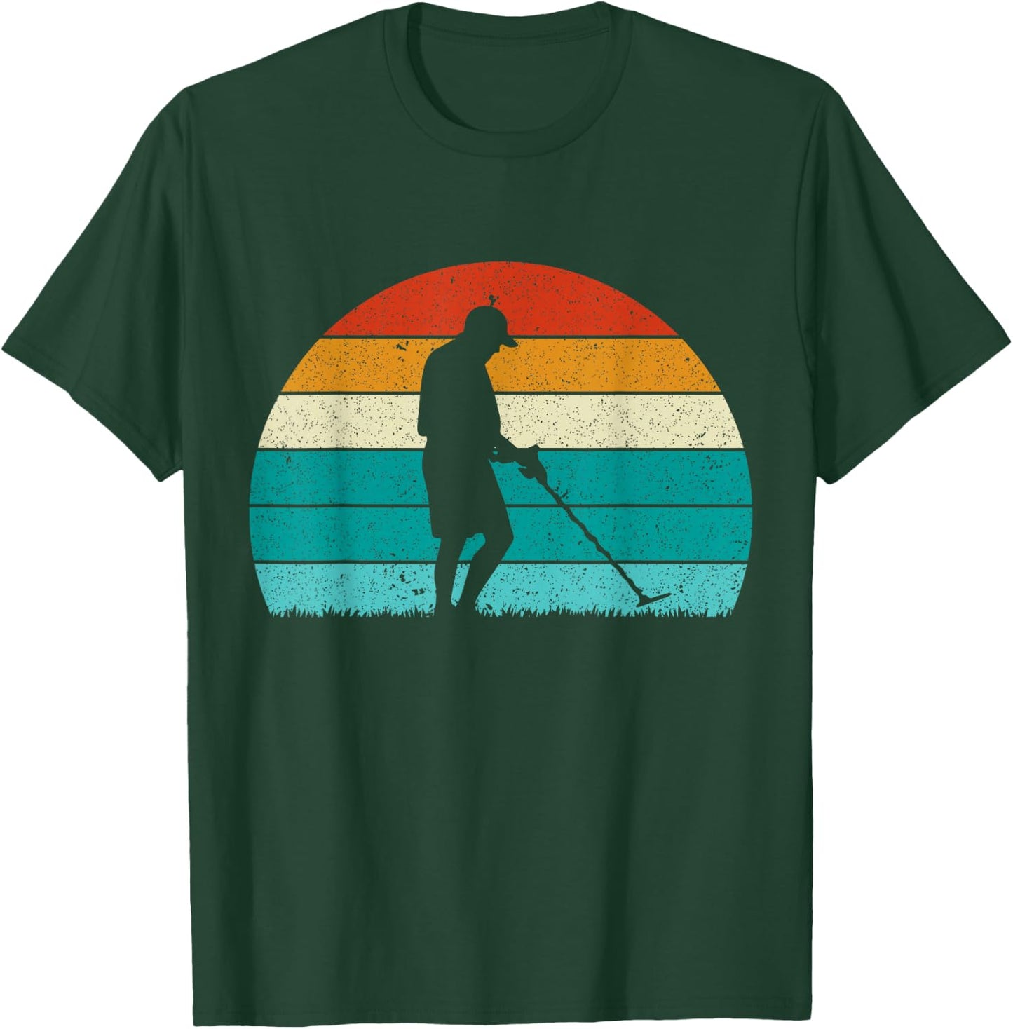 Metal Detecting Sunset T-Shirt - T-Shirt | Forest