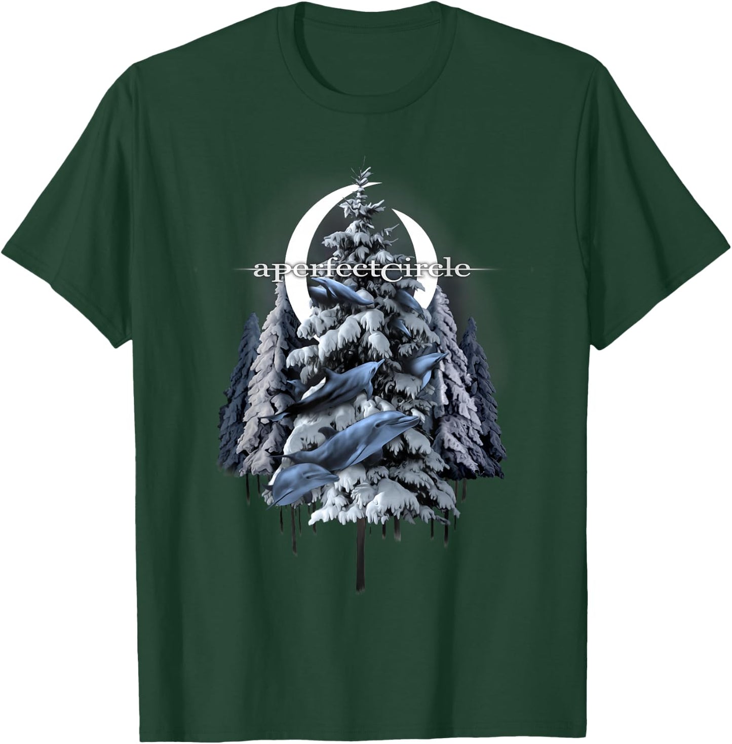 A Perfect Circle Frosty Dolphins T-Shirt - T-Shirt | Forest