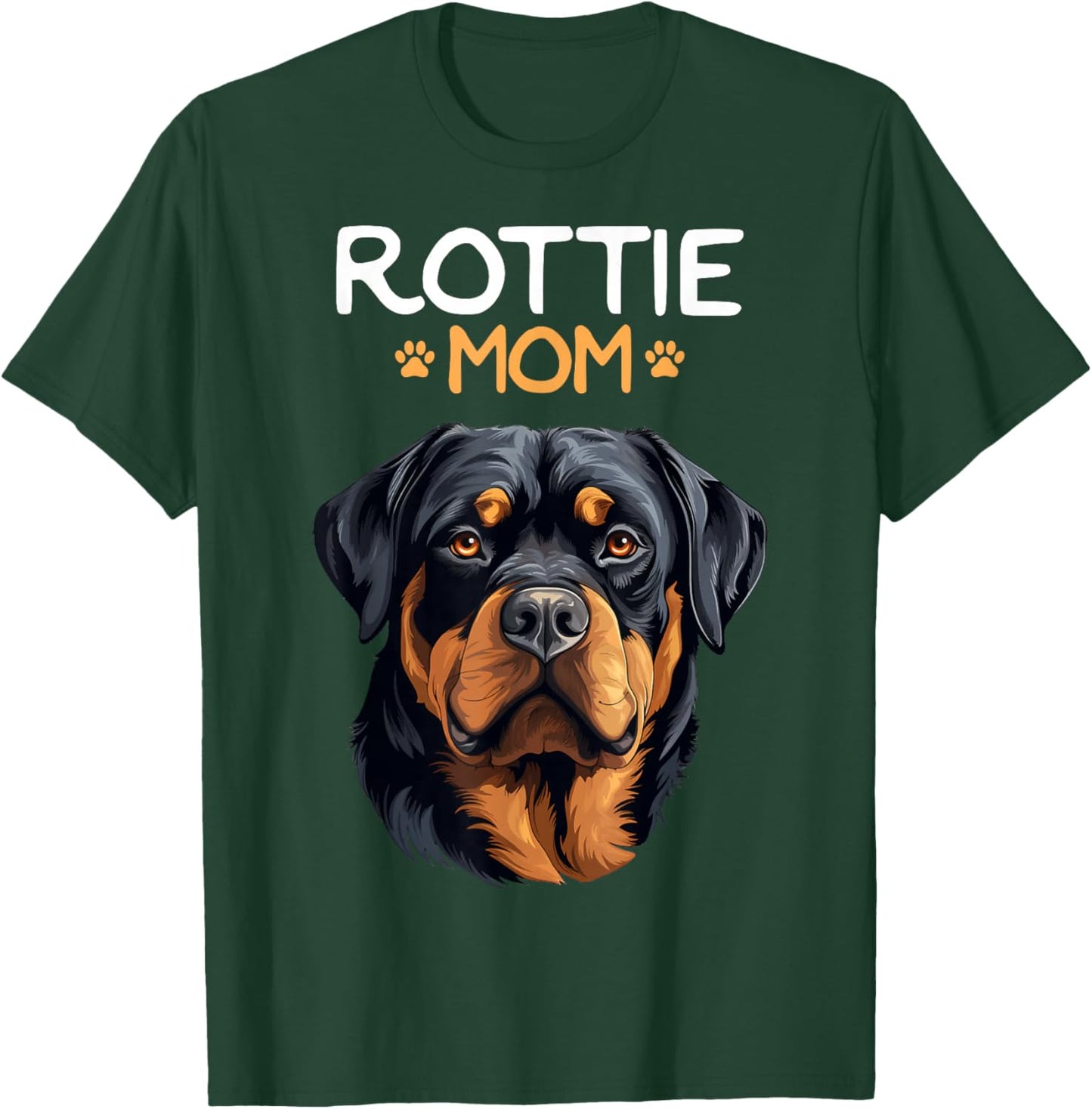 Rottie Mom Rottweiler Dog Mama T-Shirt - T-Shirt | Forest