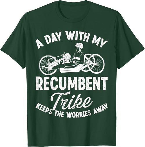 Recumbent Trike Lover Cyclist Recumbent Bike Triking