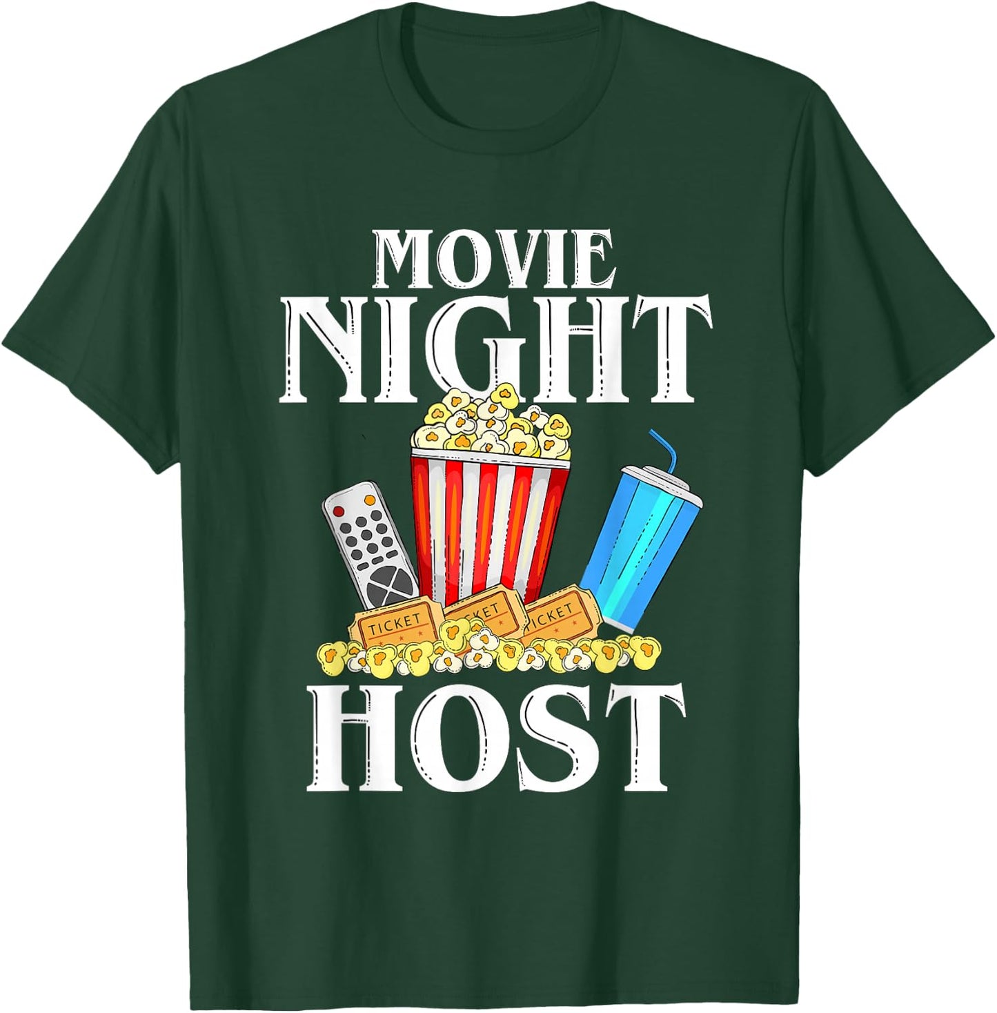 Family Movie Night Outfit Women Kids - Movie Lover T-Shirt - T-Shirt | Forest