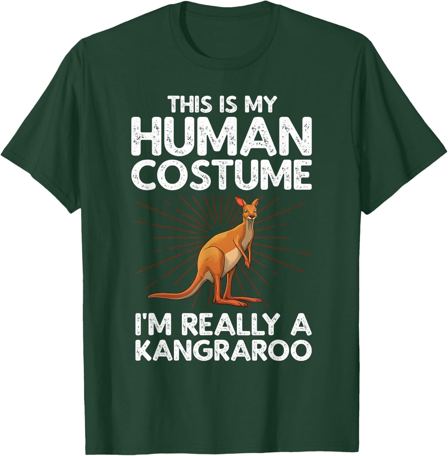 Funny Kangaroo Design Women Kids Kangaroo Animal T-Shirt - T-Shirt | Forest
