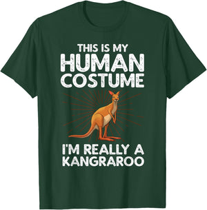 Funny Kangaroo Design Women Kids Kangaroo Animal T-Shirt - T-Shirt | Forest