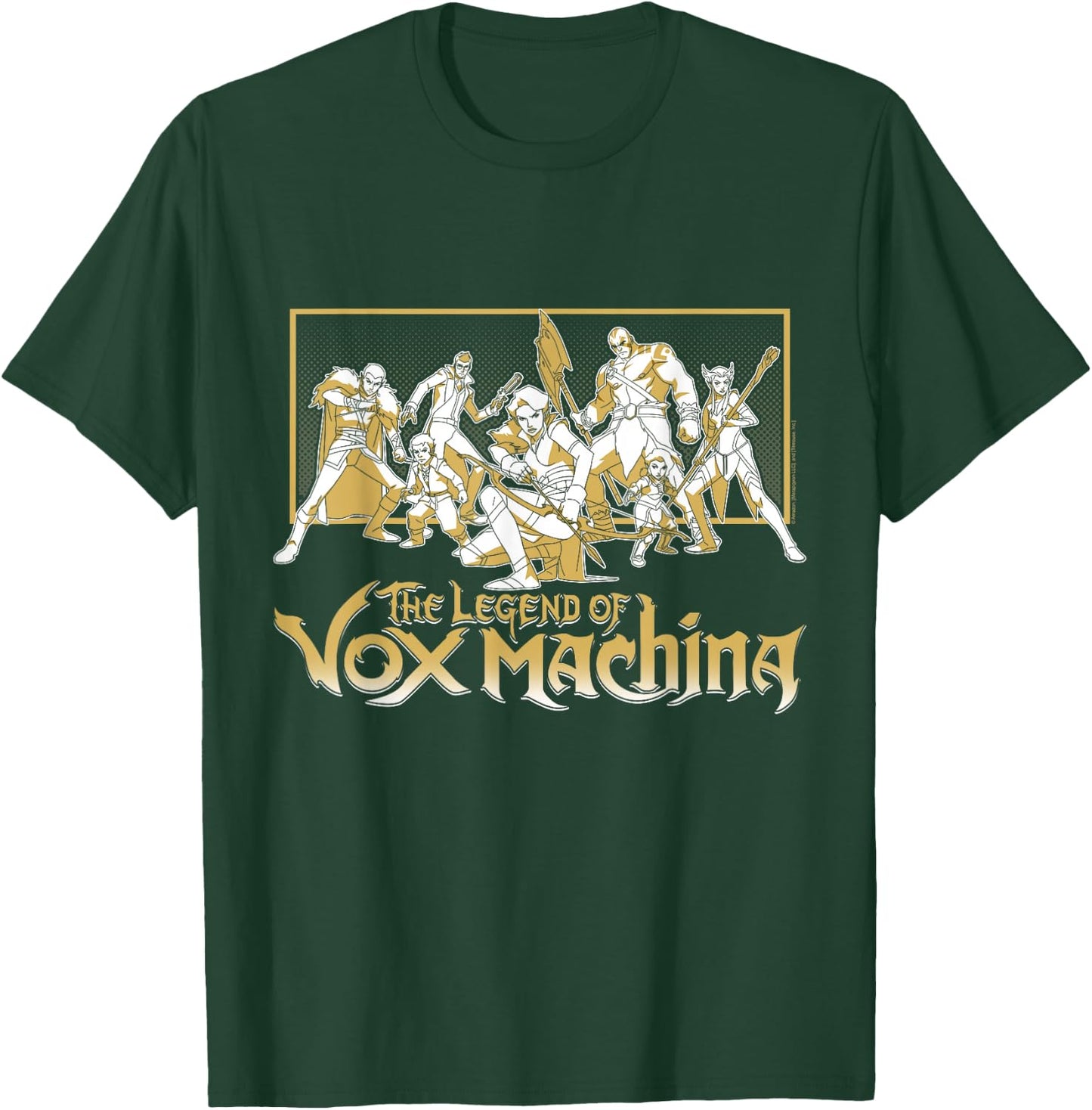 The Legend of Vox Machina Main Characters Fight Pose T-Shirt - T-Shirt | Forest