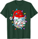 Christmas Volleyball Xmas Santa Sports Hat Ball Kids Boy Men T-Shirt - T-Shirt | Forest