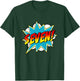 Seven! 7th Birthday Superhero Boys 7 Years Old Comic Book T-Shirt - T-Shirt | Forest