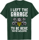 Hanukkah Left Garage Be Here Chanukah Mechanic Men Boys Kids T-Shirt - T-Shirt | Forest