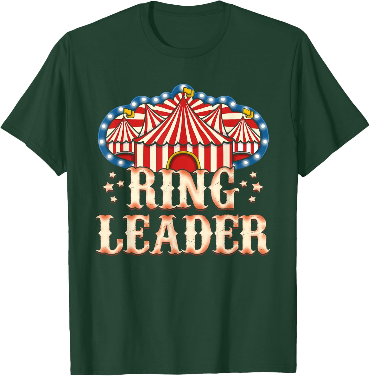 Circus Party Gift Clown Lion Fire Ring Acrobat Funny T-Shirt - T-Shirt | Forest