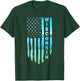 Wisconsin Fishing American Flag T-Shirt - T-Shirt | Forest