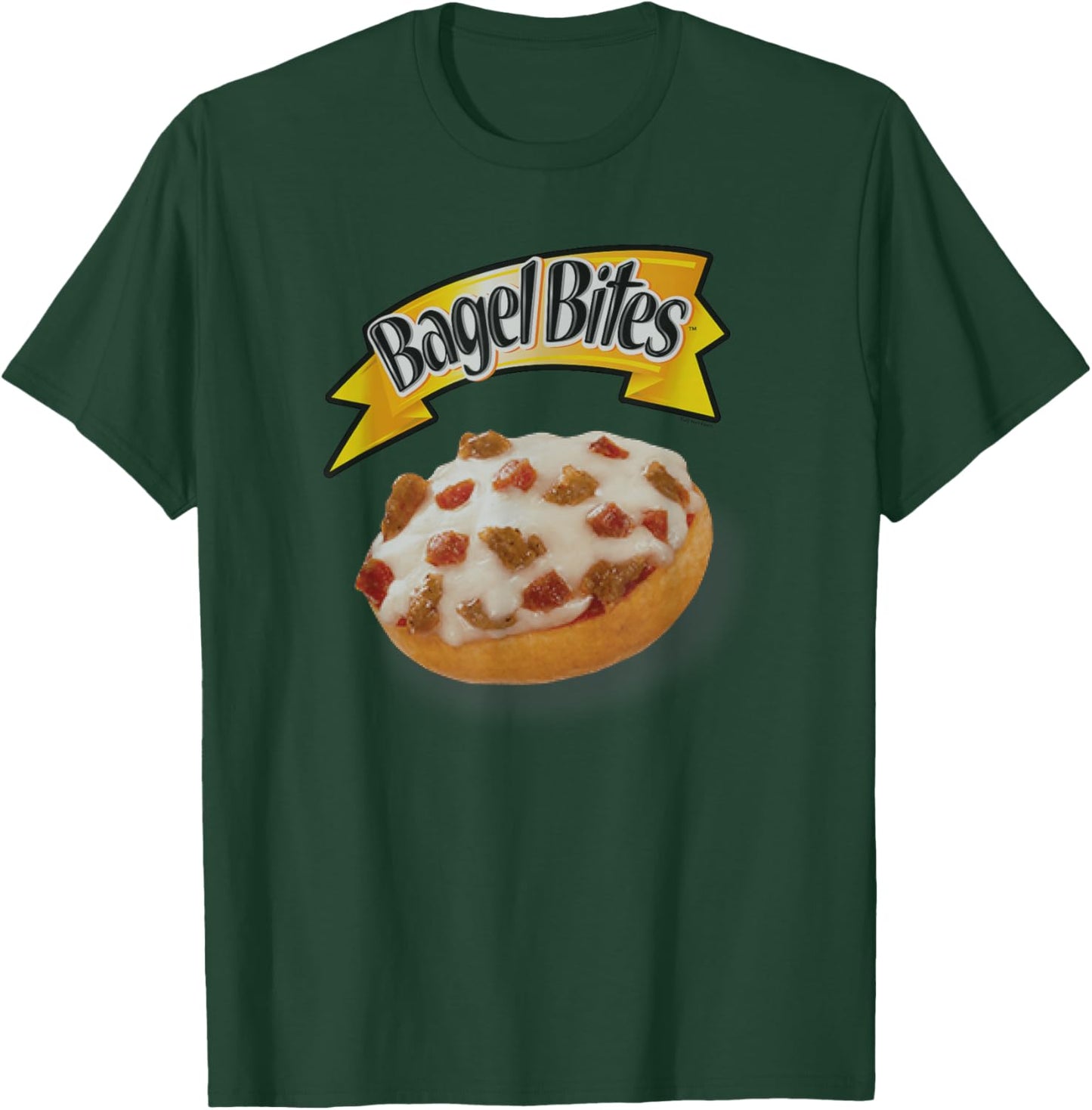 Bagel Bites Pizza Snacks Tasty Official Logo T-Shirt - T-Shirt | Forest