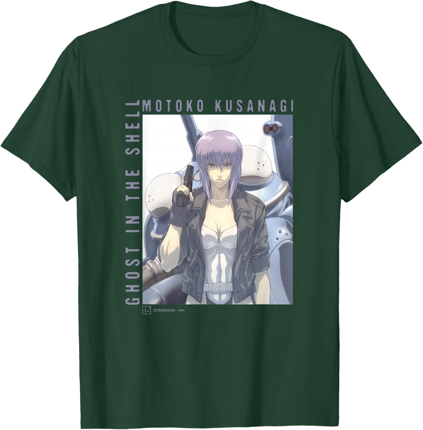 Ghost in The Shell: Stand Alone Complex Motoko Kusanagi Box T-Shirt - T-Shirt | Forest