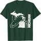 Snowmobile Ride Michigan Snowmobile Vintage T-Shirt - T-Shirt | Forest