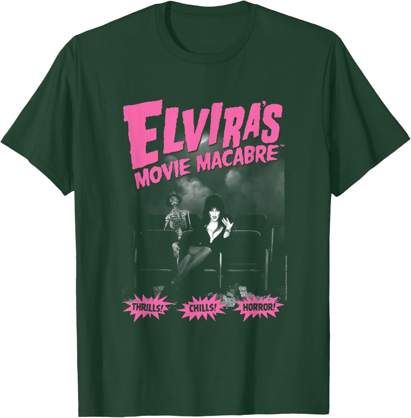 Elvira, Mistress of The Dark Movie Macabre Small T-Shirt - T-Shirt | Forest