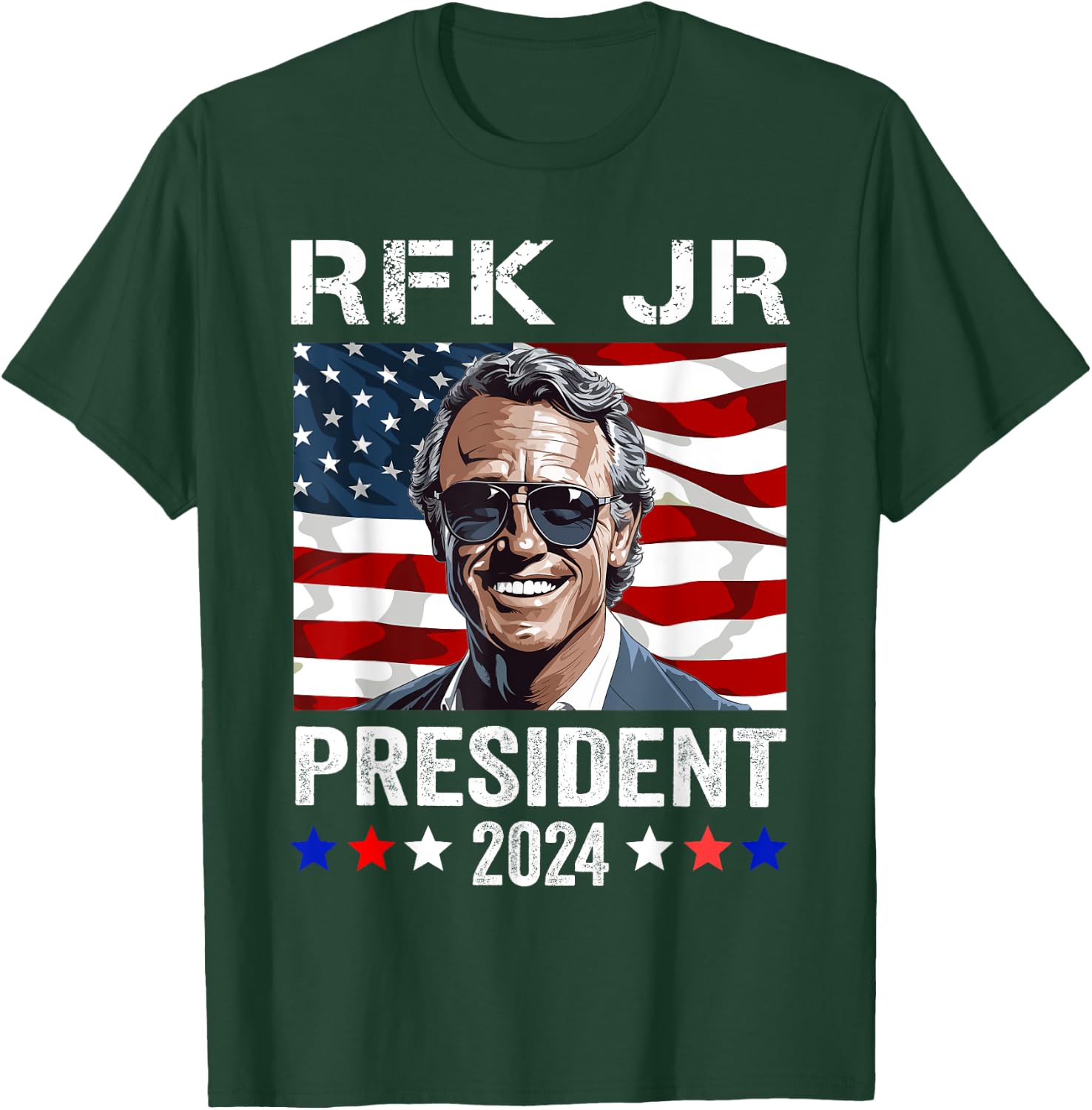 RFK JR For President 2024 Robert Kennedy Jr 24 T-Shirt - T-Shirt | Forest
