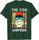 The fis.h whisperer american flag Women Men T-Shirt - T-Shirt | Forest