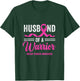 Husband Of A Warrior Breast Cancer Awareness Month Support T-Shirt - T-Shirt | Forest
