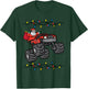 Christmas Santa Monster Truck Xmas Boys Kids Toddler Youth T-Shirt - T-Shirt | Forest