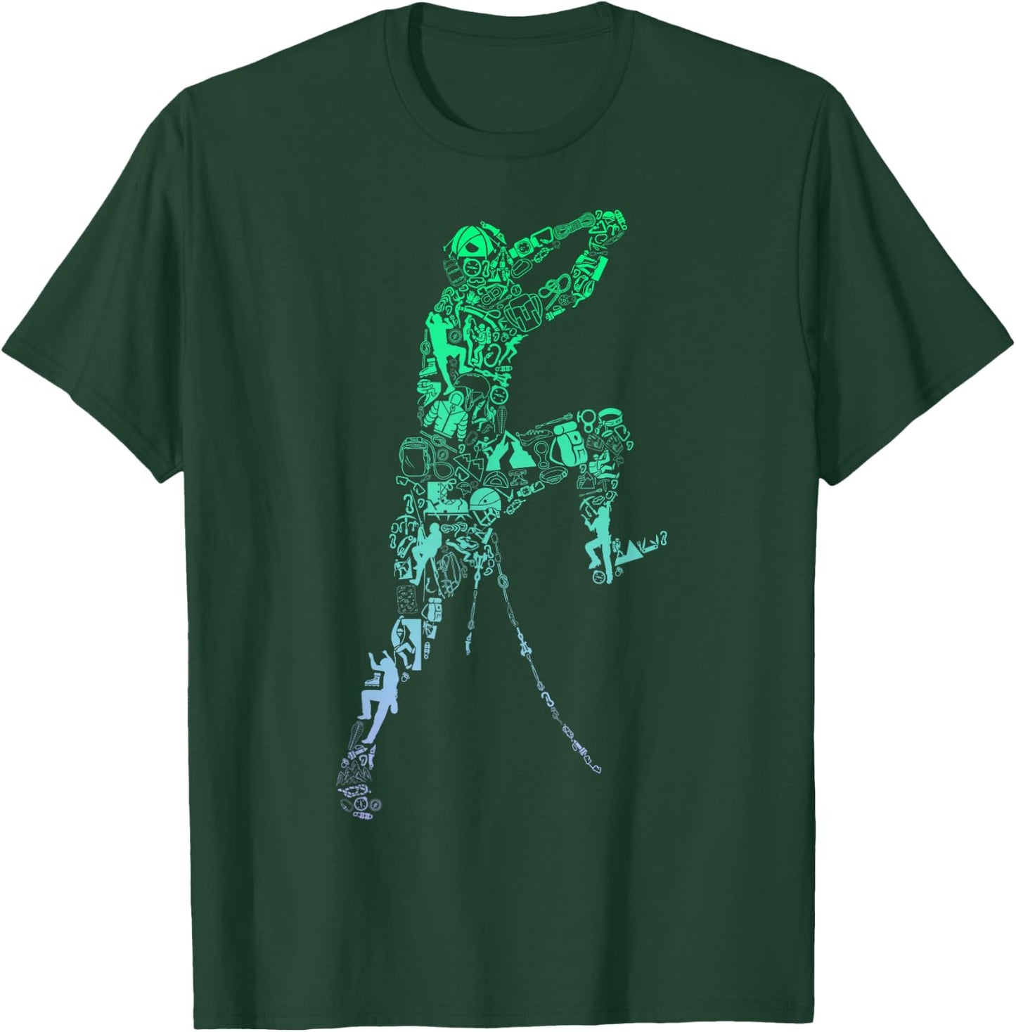 Bouldering for Climber | Boys Climbing T-Shirt - T-Shirt | Forest