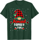 Funny Xmas Santa Hat Forced Family Fun Anti Christmas Gifts T-Shirt - T-Shirt | Forest