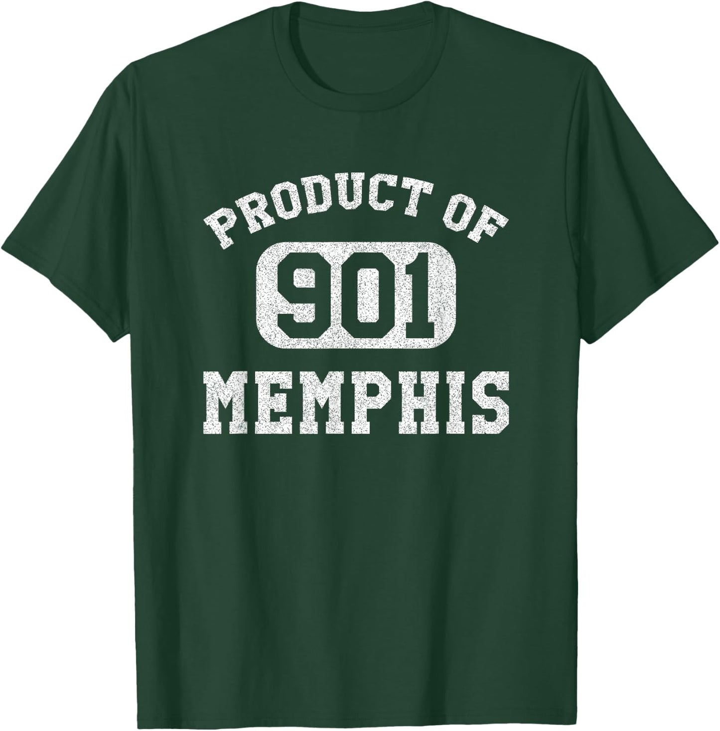 Memphis Tennessee Vintage Retro Area Code T-Shirt - T-Shirt | Forest