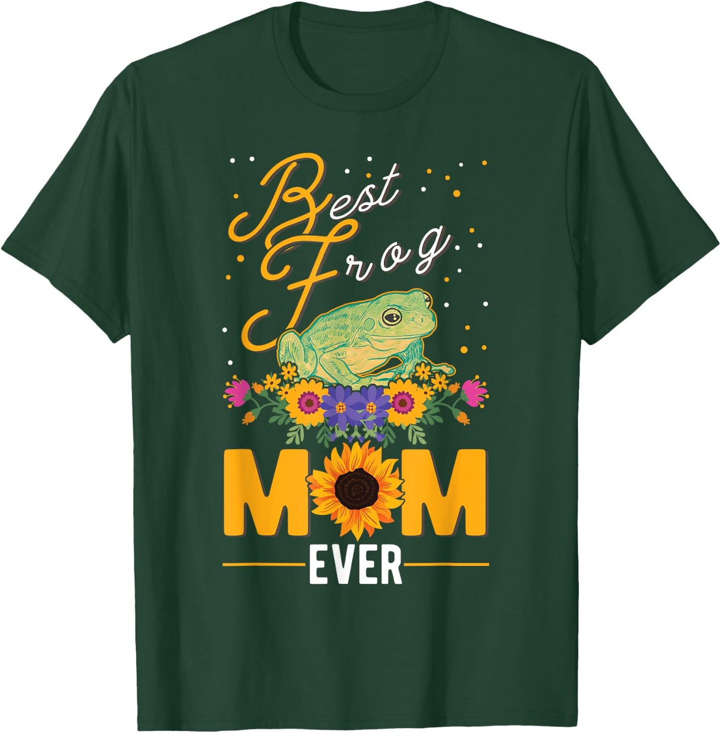 Best Frog Mom Ever Frog Mom Tree Frog T-Shirt - T-Shirt | Forest