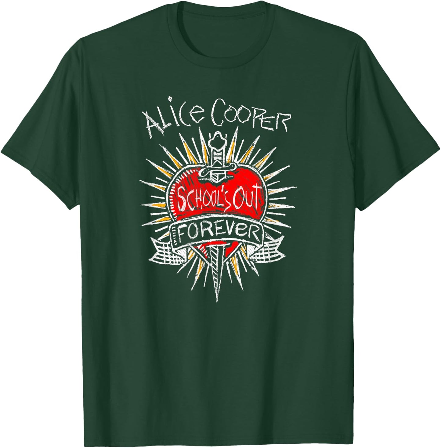 Alice Cooper - Vintage School's Out Forever T-Shirt - T-Shirt | Forest