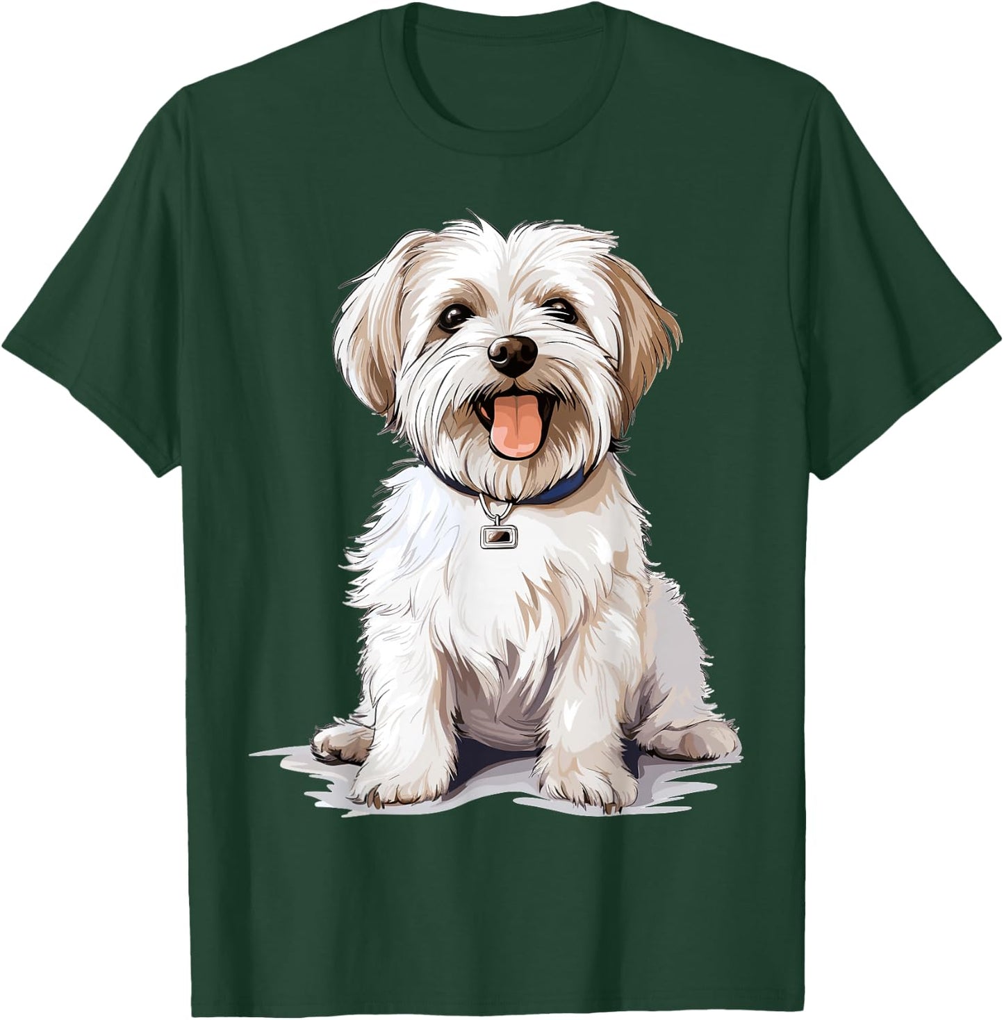 Morkie Dog Breed Pet Cute Graphic T-Shirt - T-Shirt | Forest