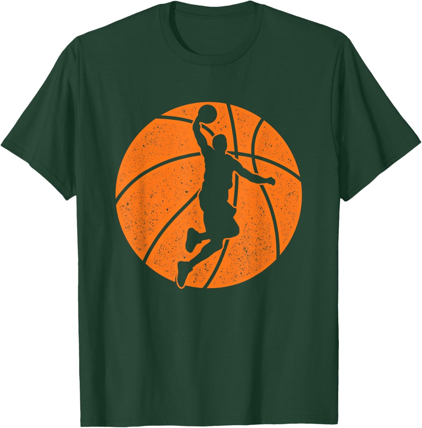 Basketball Dunk - Ball Shooting Sports Game Trainer T-Shirt - T-Shirt | Forest