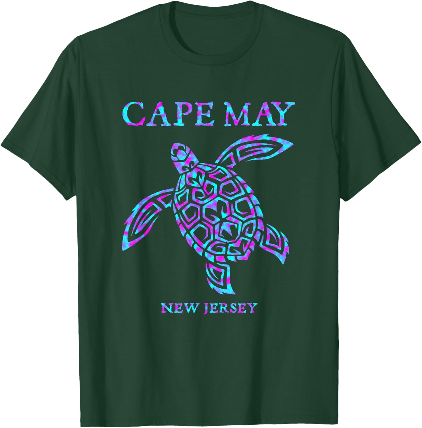 Cape May New Jersey Souvenir Sea Turtle Boys Girls Toddler T-Shirt - T-Shirt | Forest