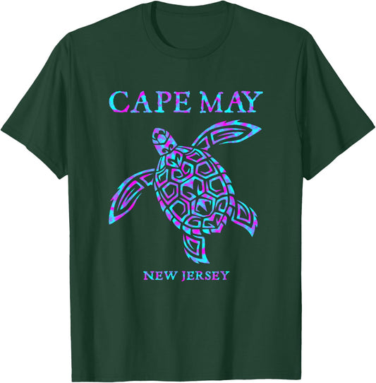 Cape May New Jersey Souvenir Sea Turtle Boys Girls Toddler T-Shirt - T-Shirt | Forest