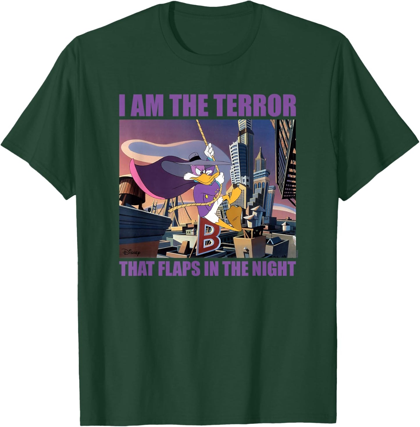Darkwing Duck - Darkwing Duck Terror T-Shirt - T-Shirt | Forest
