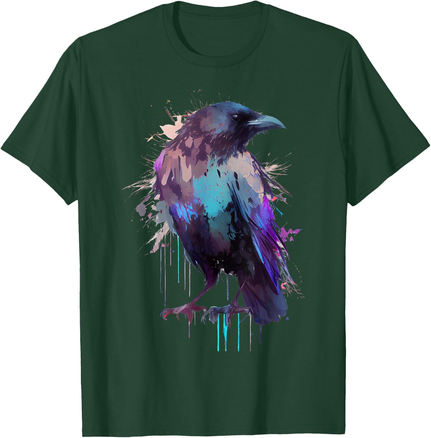 Raven colorful T-Shirt - T-Shirt | Forest