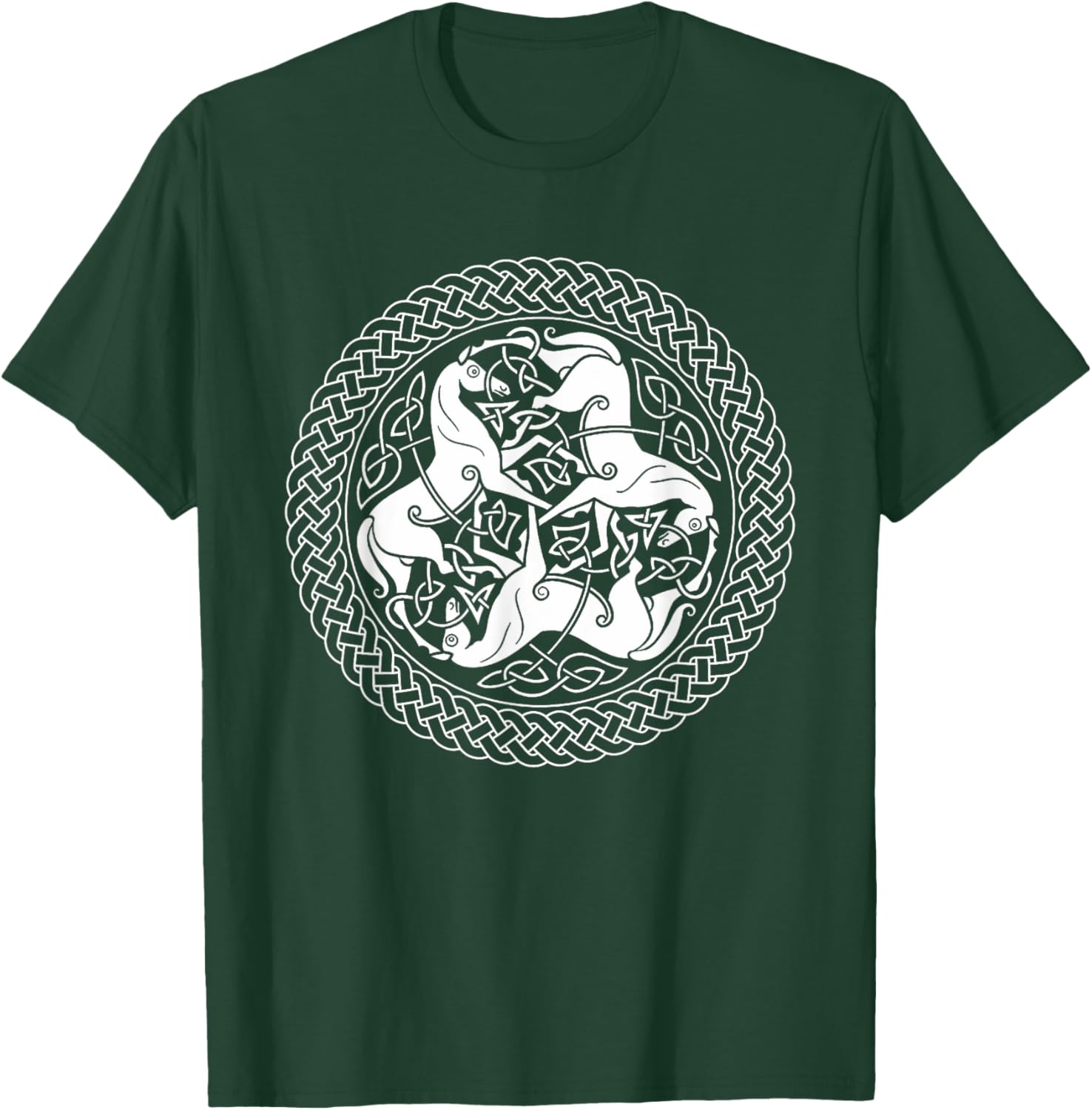 Epona Celtic Horse Knot Ring T-Shirt - T-Shirt | Forest