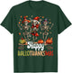 Happy Hallothanksmas Halloween Thanksgiving Christmas T-Shirt - T-Shirt | Forest