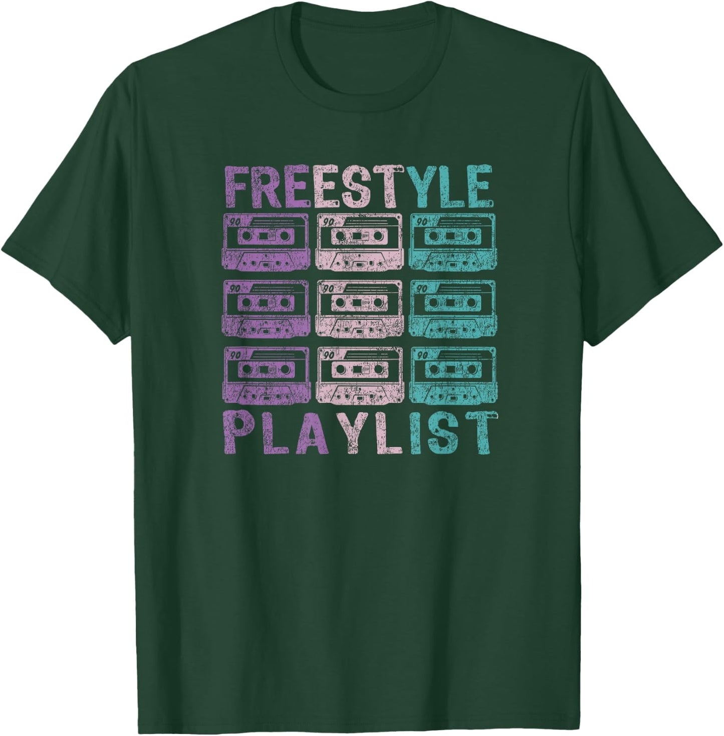Freestyle Concert Vintage Look 80s Dance Music T-Shirt - T-Shirt | Forest