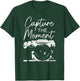 Photographer Capture The Moment Funny Camera Photography T-Shirt - T-Shirt | Forest