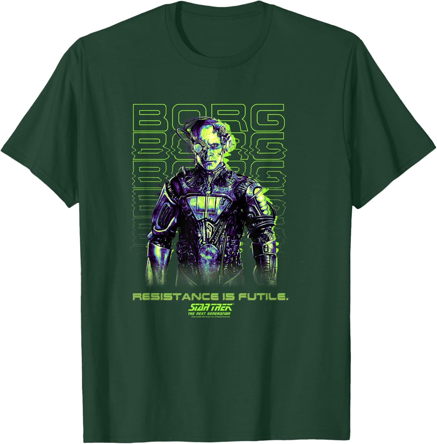 Star Trek: The Next Generation Resistance is Futile Borg T-Shirt - T-Shirt | Forest