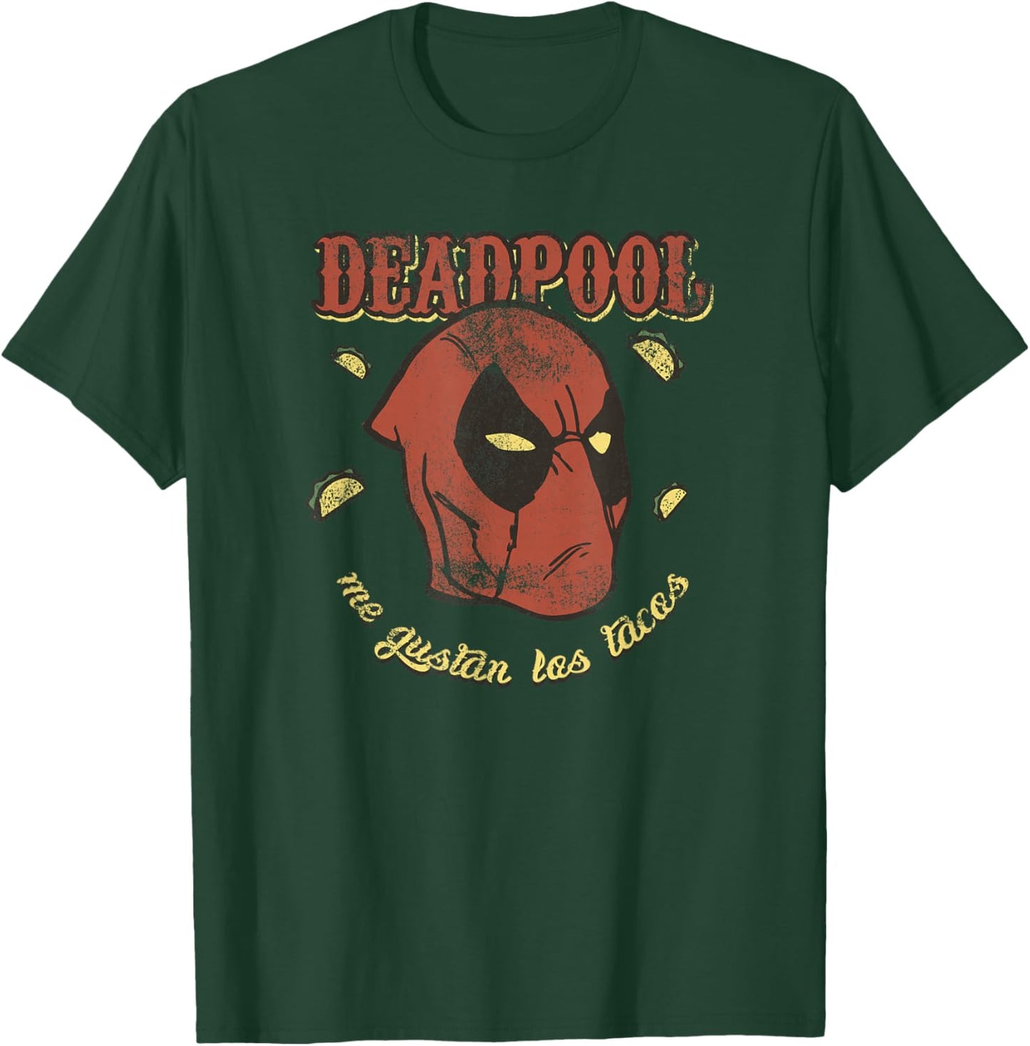 Marvel Comics Retro Classic Deadpool Me Gustan Los Tacos T-Shirt - T-Shirt | Forest