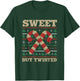 Sweet But Twisted Funny Candy Cane Christmas T-Shirt - T-Shirt | Forest