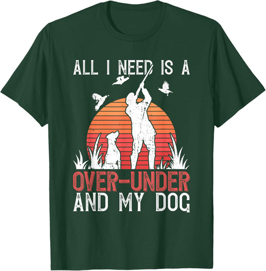 Quail Hunter And Upland Game Hunting Dog Owner Men Women T-Shirt - T-Shirt | Forest
