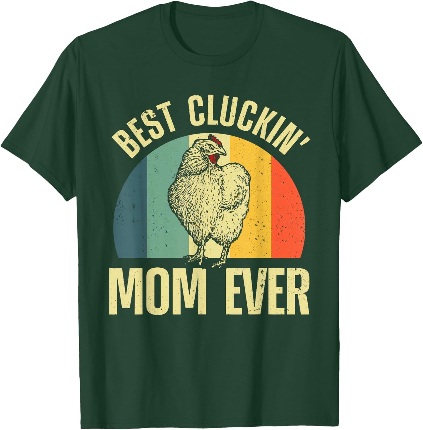 Best Chicken Mom Girls Cluckin Farm Chicken Lovers T-Shirt - T-Shirt | Forest